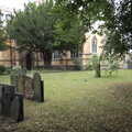 2021 A quiet churchyard of St. Mary's in Melton Mowbray
