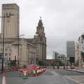 The Liver Building on The Strand, Pork Pies and Dockside Dereliction, Melton Mowbray and Liverpool - 7th August 2021