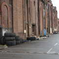 Discarded tyres, caravans and dereliction, Pork Pies and Dockside Dereliction, Melton Mowbray and Liverpool - 7th August 2021