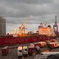 A tanker moored in Liverpool port, Pork Pies and Dockside Dereliction, Melton Mowbray and Liverpool - 7th August 2021