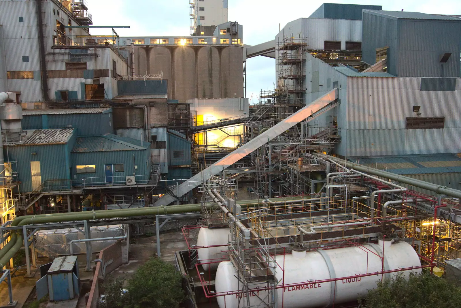 A tangle of pipes and tanks, from Pork Pies and Dockside Dereliction, Melton Mowbray and Liverpool - 7th August 2021