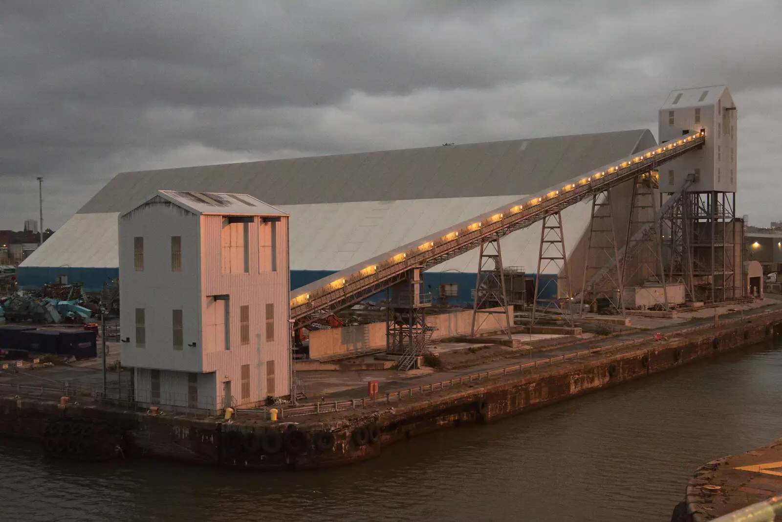 Some sort of grain conveyor, from Pork Pies and Dockside Dereliction, Melton Mowbray and Liverpool - 7th August 2021