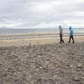 The boys on Streedagh Beach, Pints of Guinness and Streedagh Beach, Grange and Sligo, Ireland - 9th August 2021