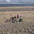 Our beach encampment, Pints of Guinness and Streedagh Beach, Grange and Sligo, Ireland - 9th August 2021