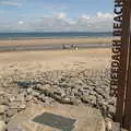 The Streedagh/Trá na Strithidí beach sign, Pints of Guinness and Streedagh Beach, Grange and Sligo, Ireland - 9th August 2021