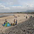 The beach has filled up a bit, Pints of Guinness and Streedagh Beach, Grange and Sligo, Ireland - 9th August 2021