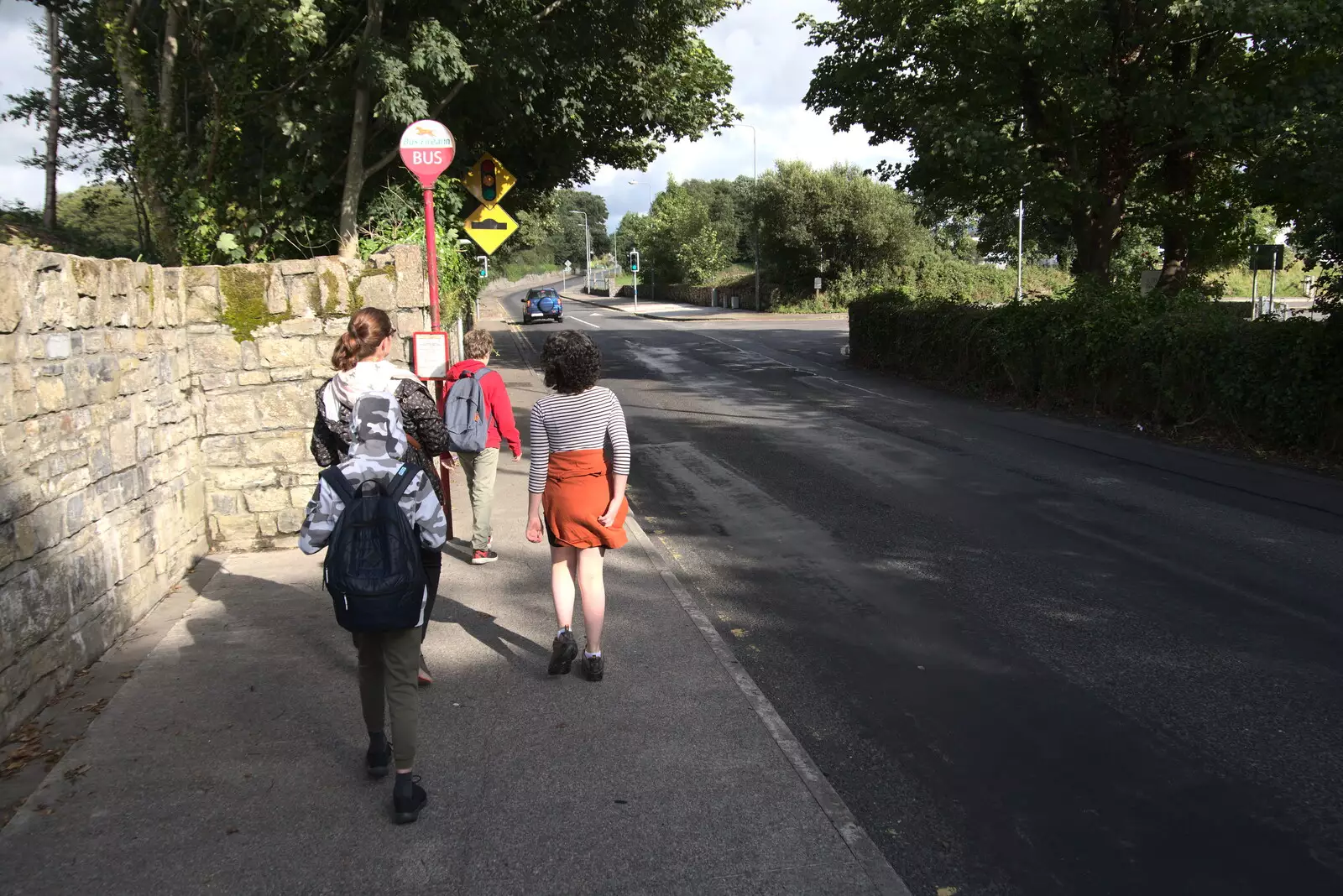 We head off into Sligo on Bóthar an Ghalltrumpa, from Pints of Guinness and Streedagh Beach, Grange and Sligo, Ireland - 9th August 2021