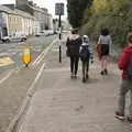 The gang on The Mall, Pints of Guinness and Streedagh Beach, Grange and Sligo, Ireland - 9th August 2021