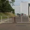 The closed gates of IT Sligo, Pints of Guinness and Streedagh Beach, Grange and Sligo, Ireland - 9th August 2021