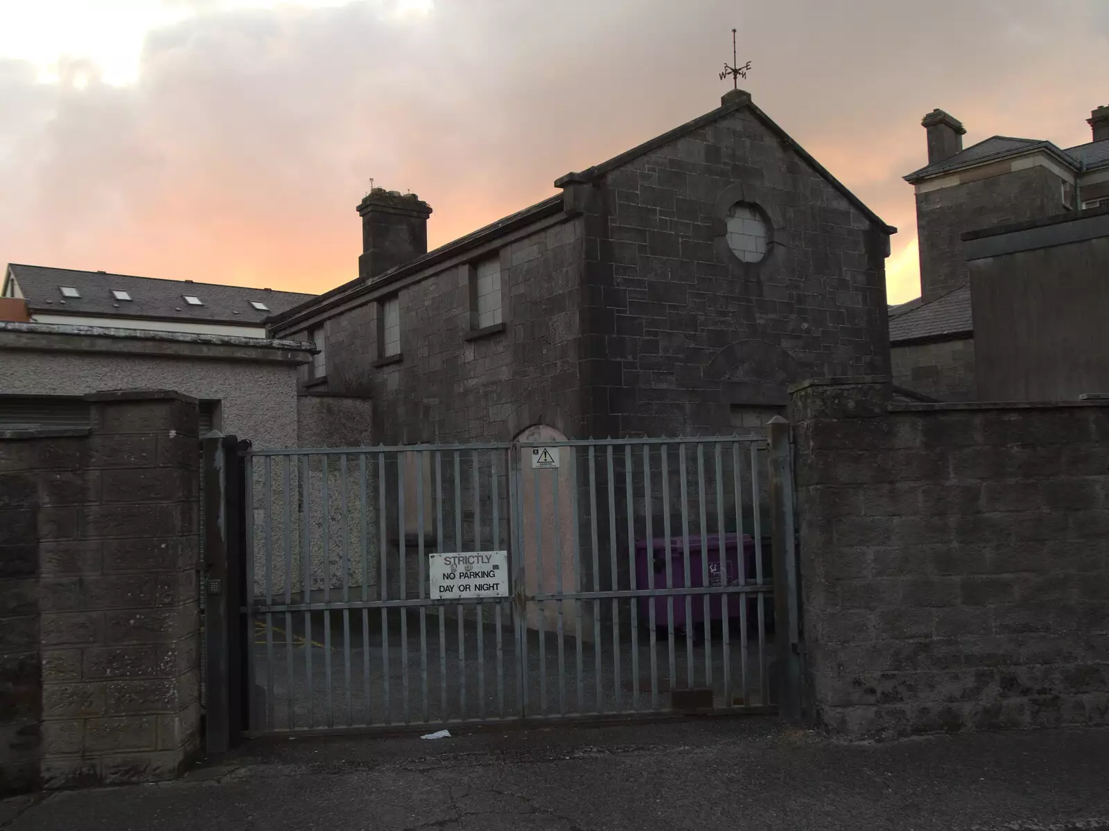 Grim-looking buildings, from A Trip to Manorhamilton, County Leitrim, Ireland - 11th August 2021