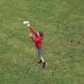 Fred catches a paper aeroplane, A Trip to Manorhamilton, County Leitrim, Ireland - 11th August 2021