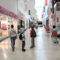 Harry points in the shopping centre on Castle Street, A Trip to Manorhamilton, County Leitrim, Ireland - 11th August 2021