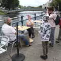 We bump into Noddy and Jilly by the river, A Trip to Manorhamilton, County Leitrim, Ireland - 11th August 2021