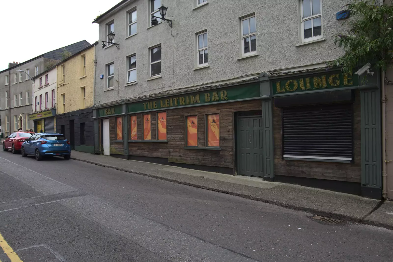 The derelict Leitrim Bar, from A Trip to Manorhamilton, County Leitrim, Ireland - 11th August 2021