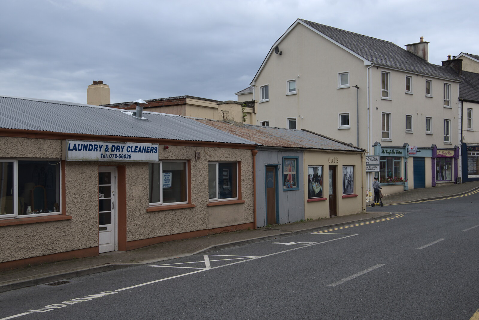 A Trip to Manorhamilton, County Leitrim, Ireland - 11th August 2021: More closed-down shops on Main Street