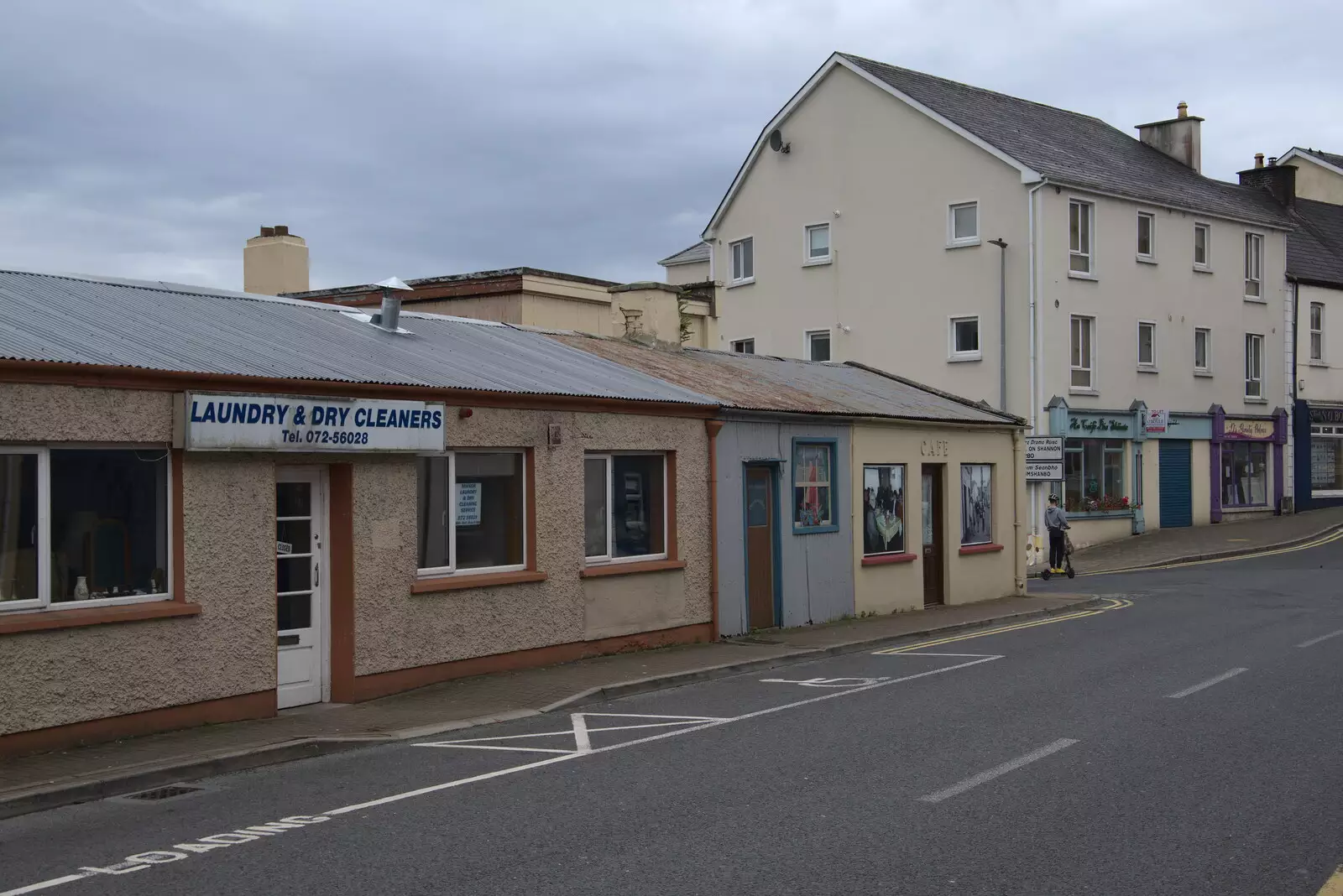 More closed-down shops on Main Street, from A Trip to Manorhamilton, County Leitrim, Ireland - 11th August 2021