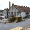 A mix of derliction and new building materials, A Trip to Manorhamilton, County Leitrim, Ireland - 11th August 2021