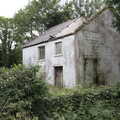 A derelict house with half the roof missing, A Trip to Manorhamilton, County Leitrim, Ireland - 11th August 2021