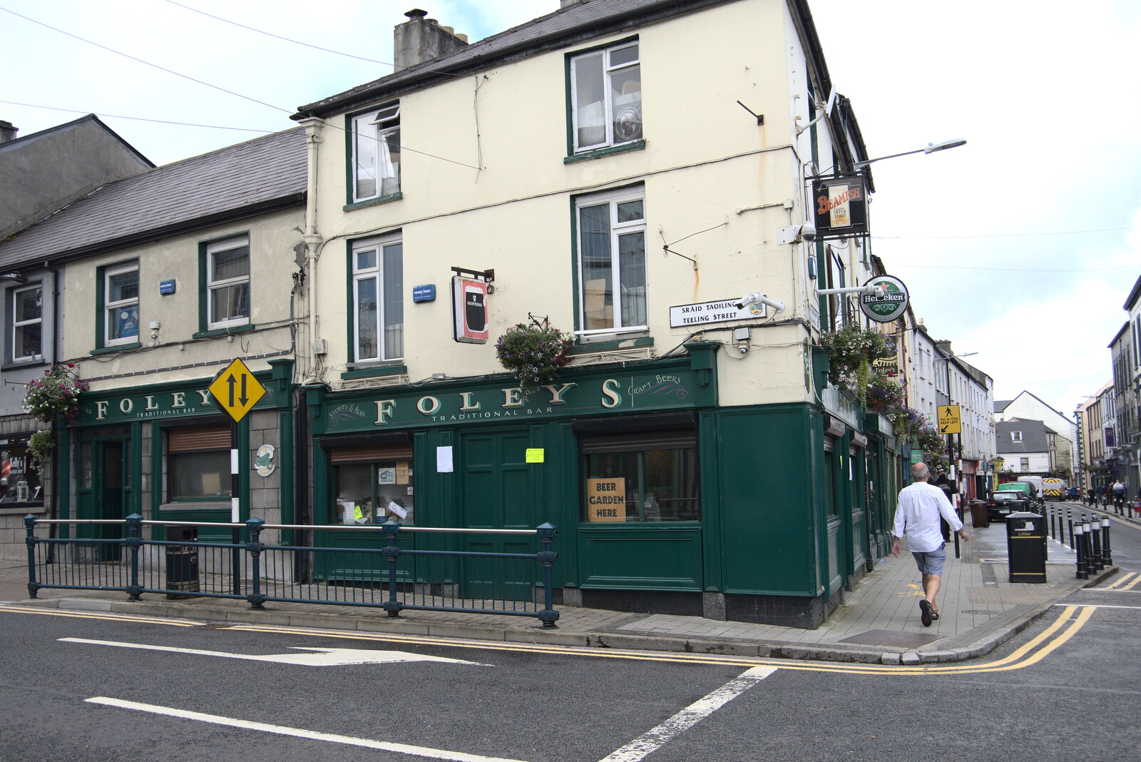 A Trip to Manorhamilton, County Leitrim, Ireland - 11th August 2021: Foley's Bar on Teeling Street