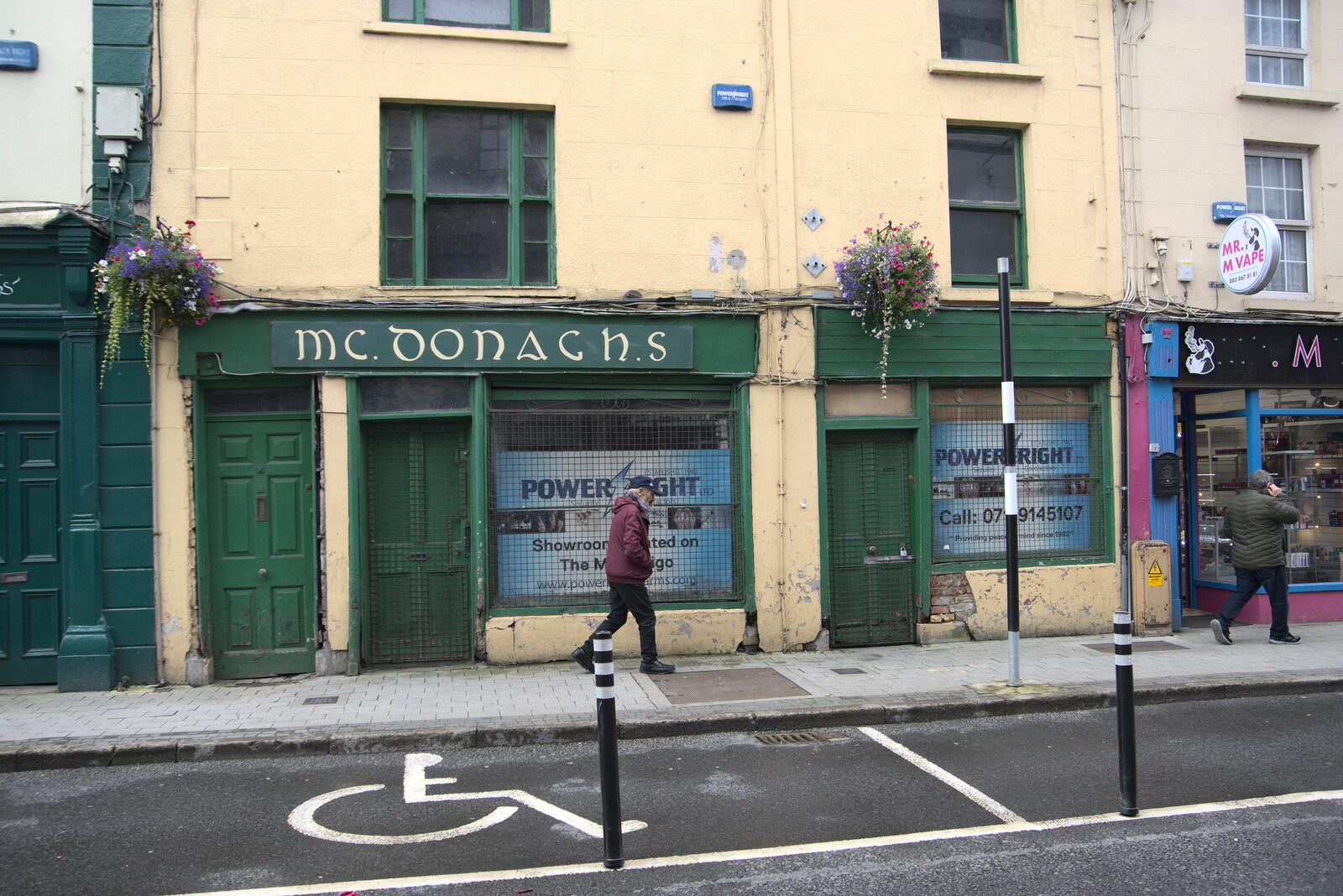 A Trip to Manorhamilton, County Leitrim, Ireland - 11th August 2021: The derelict Mc Donagh's