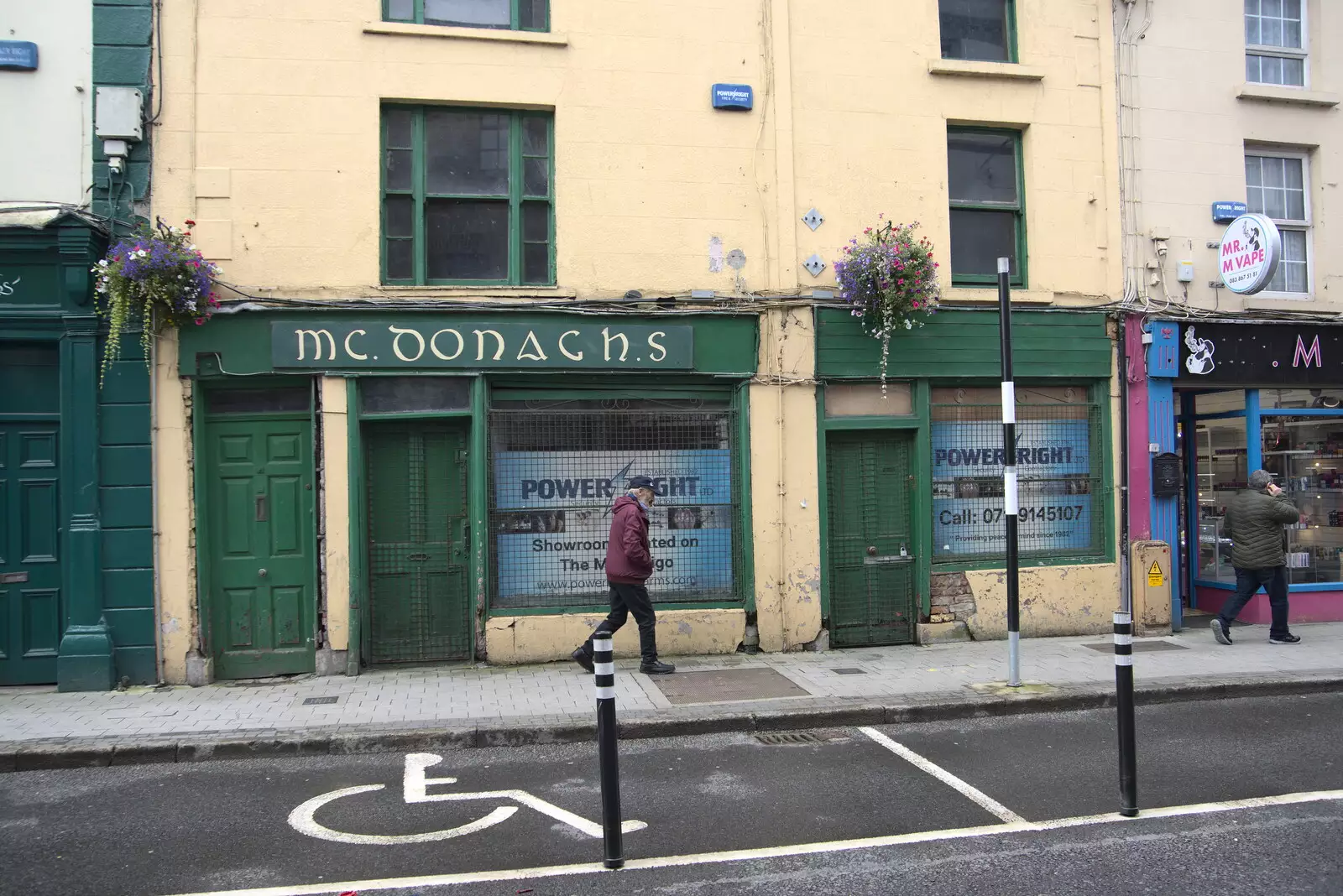 The derelict Mc Donagh's, from A Trip to Manorhamilton, County Leitrim, Ireland - 11th August 2021