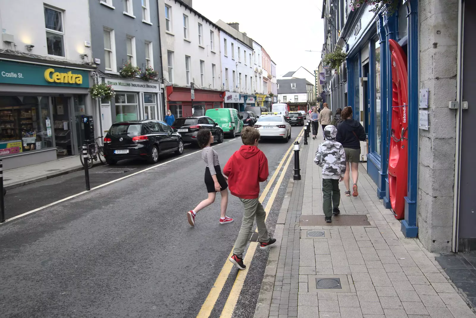 We head off lookig for body boards for Fred, from A Trip to Manorhamilton, County Leitrim, Ireland - 11th August 2021