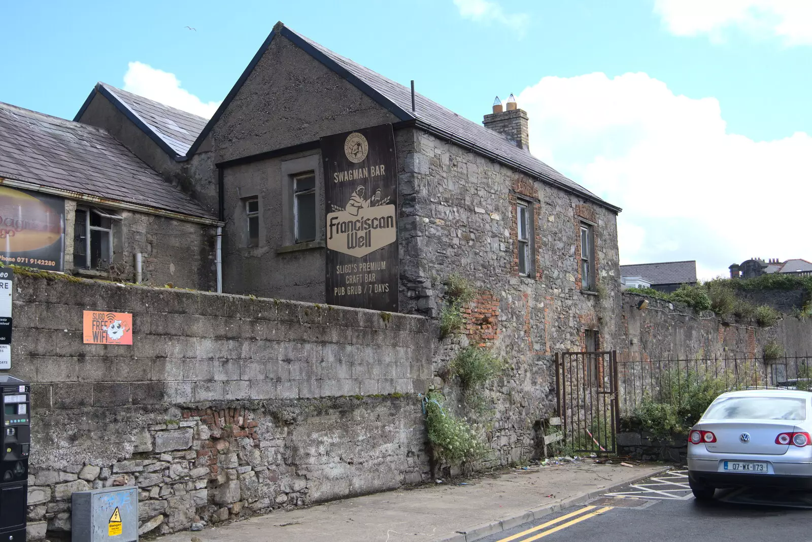 The possibly-derelict Swagman Bar, from A Trip to Manorhamilton, County Leitrim, Ireland - 11th August 2021