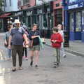 Noddy, Isobel and Fred on Rockwood Parade, A Trip to Manorhamilton, County Leitrim, Ireland - 11th August 2021
