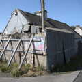 A few timbers stop a cottage from collapsing, A Trip to Manorhamilton, County Leitrim, Ireland - 11th August 2021