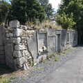 Only the front of a cottage remains, A Trip to Manorhamilton, County Leitrim, Ireland - 11th August 2021
