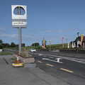 euroShell sign on the Wild Atlantic Way road, A Trip to Manorhamilton, County Leitrim, Ireland - 11th August 2021