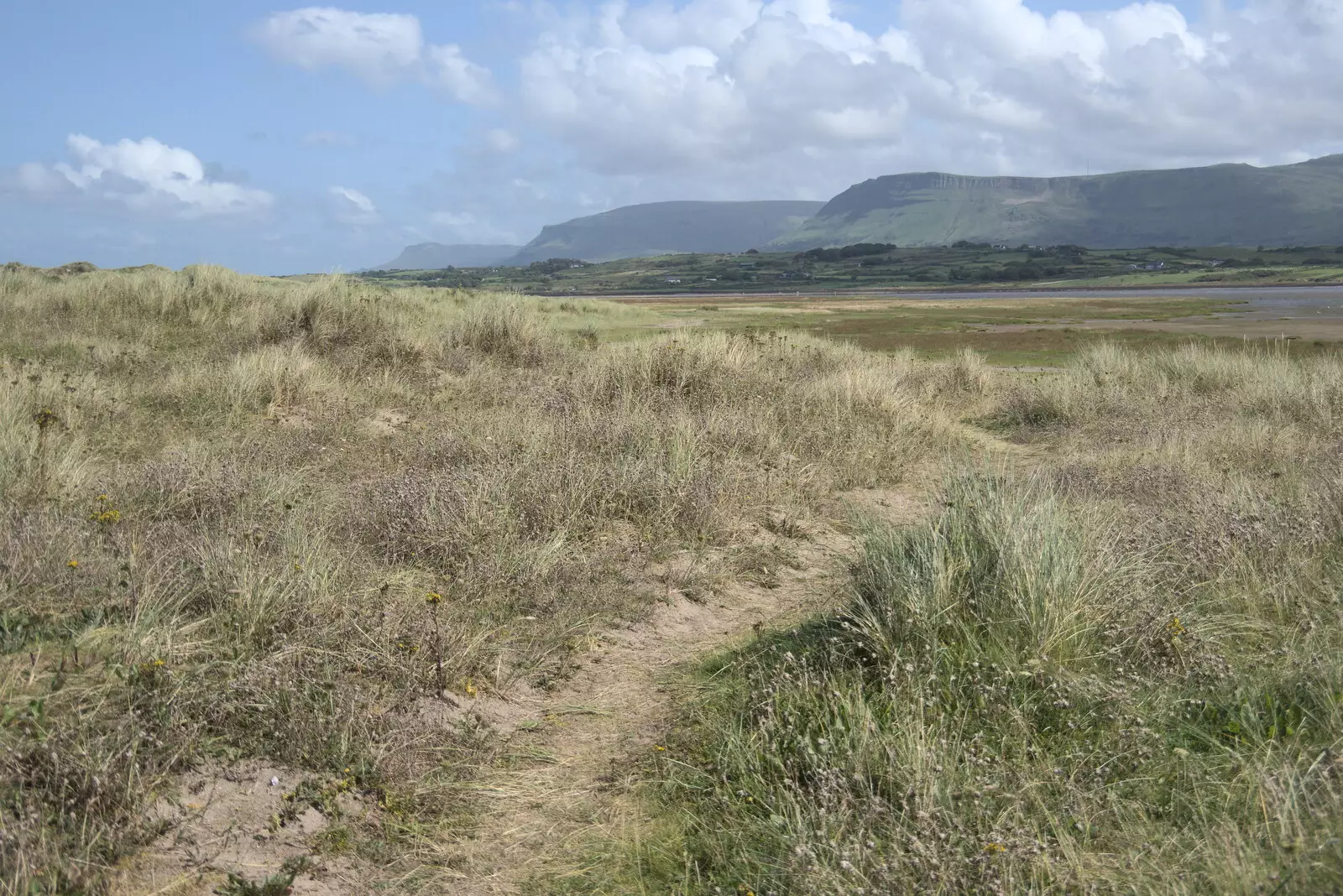 Sand dunes and hills, from A Trip to Manorhamilton, County Leitrim, Ireland - 11th August 2021