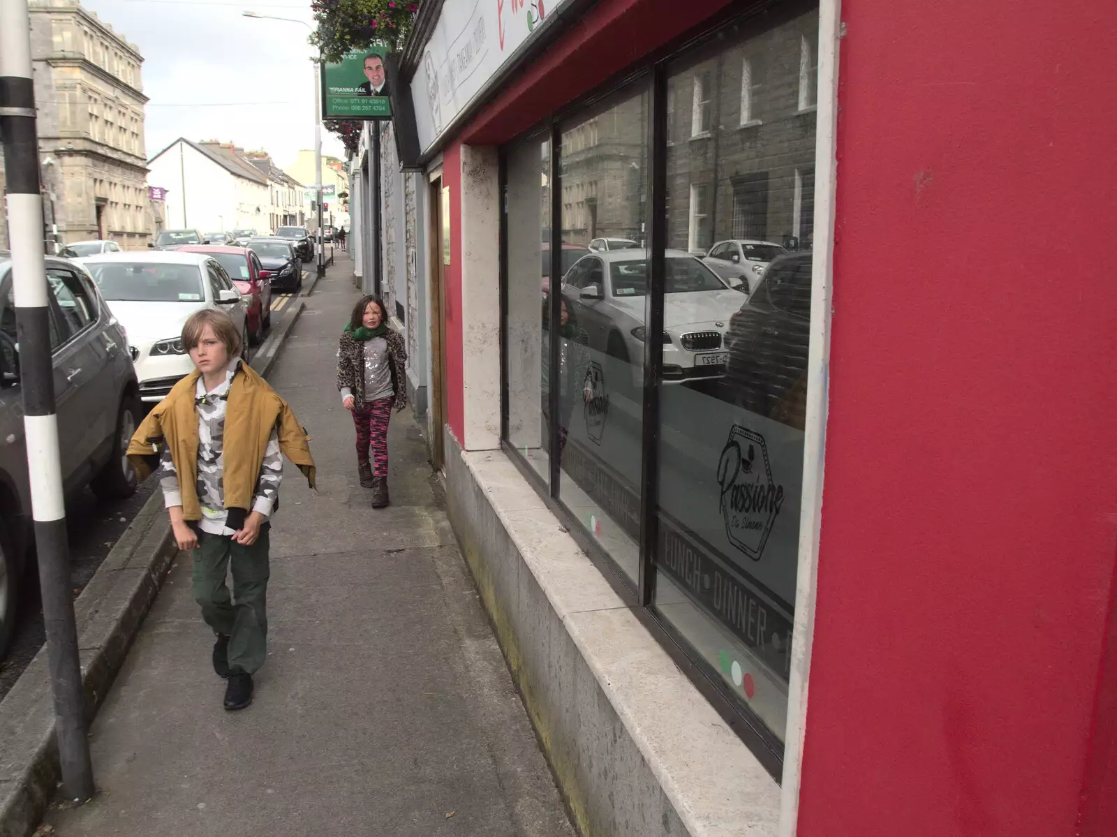 Harry and Faith, from Walks Around Benbulben and Carrowmore, County Sligo, Ireland - 13th August 2021