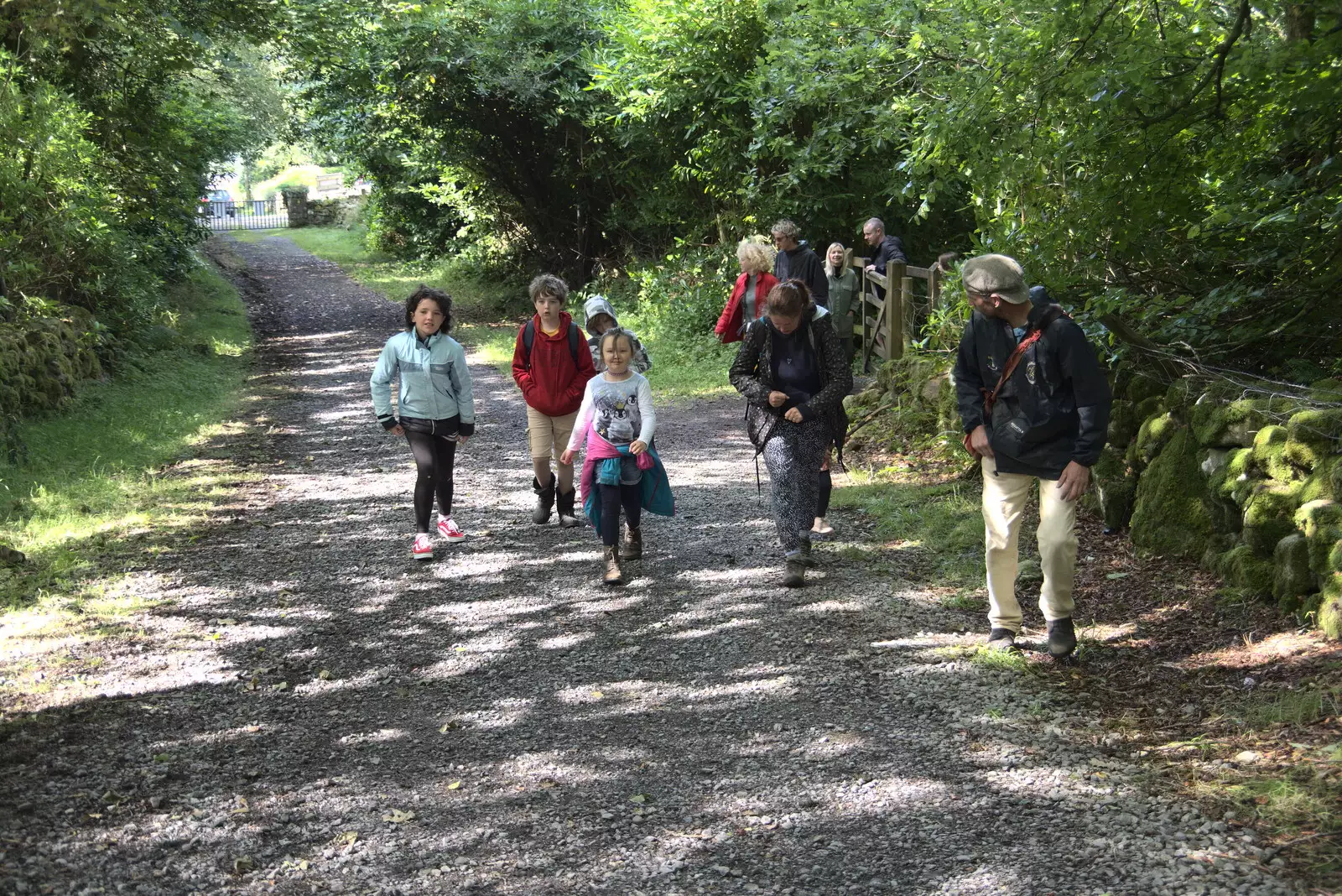 We head off on the path around Benbulben, from Walks Around Benbulben and Carrowmore, County Sligo, Ireland - 13th August 2021