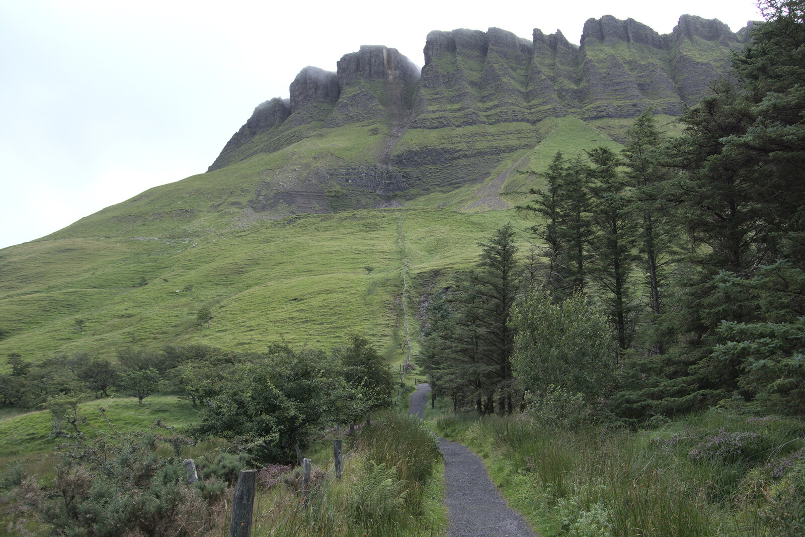 Looking back to Benbulben from Walks Around Benbulben and Carrowmore, County Sligo, Ireland - 13th August 2021