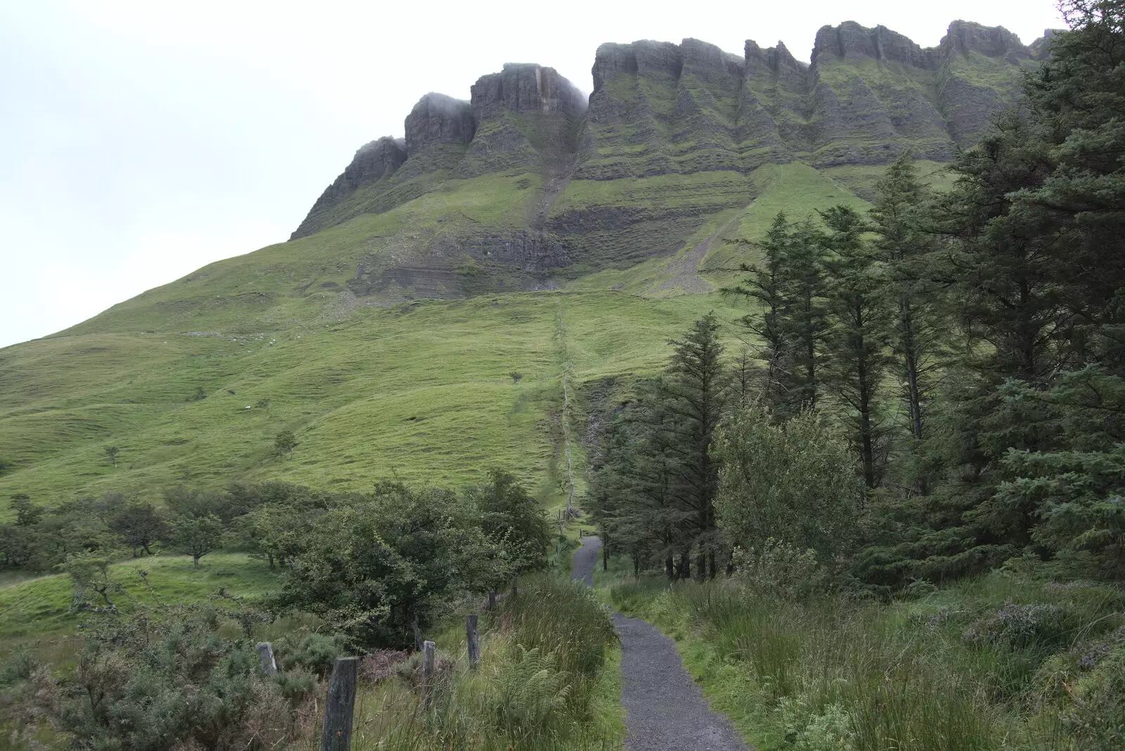 Looking back to Benbulben, from Walks Around Benbulben and Carrowmore, County Sligo, Ireland - 13th August 2021