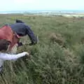 Faith and Philly pick more blueberries, Walks Around Benbulben and Carrowmore, County Sligo, Ireland - 13th August 2021