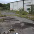 Graffiti and an overgrown car park, Walks Around Benbulben and Carrowmore, County Sligo, Ireland - 13th August 2021