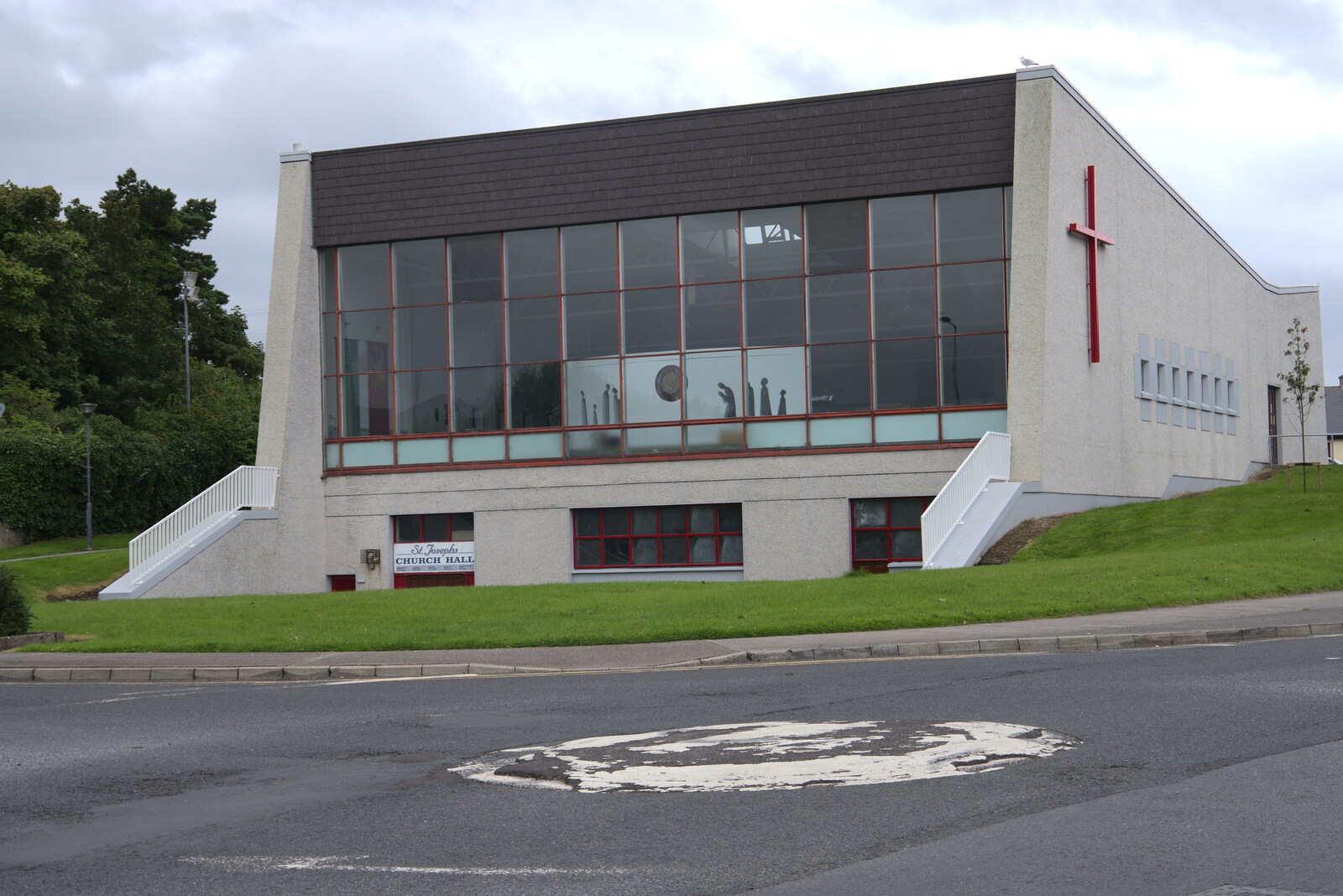 St Joseph's church hall on Avondale from Walks Around Benbulben and Carrowmore, County Sligo, Ireland - 13th August 2021