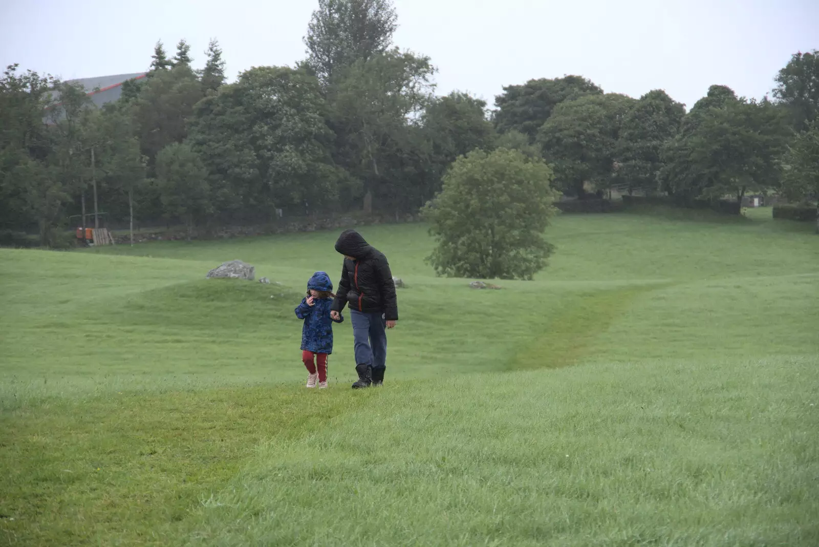 Rachel and Fred walks around Carrowmore, from Walks Around Benbulben and Carrowmore, County Sligo, Ireland - 13th August 2021