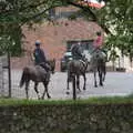 Horse riders come back from a trip, Walks Around Benbulben and Carrowmore, County Sligo, Ireland - 13th August 2021