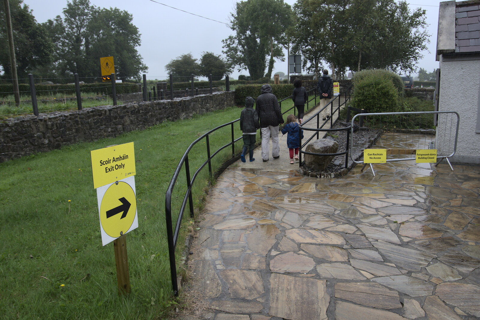 Covid signs from Walks Around Benbulben and Carrowmore, County Sligo, Ireland - 13th August 2021