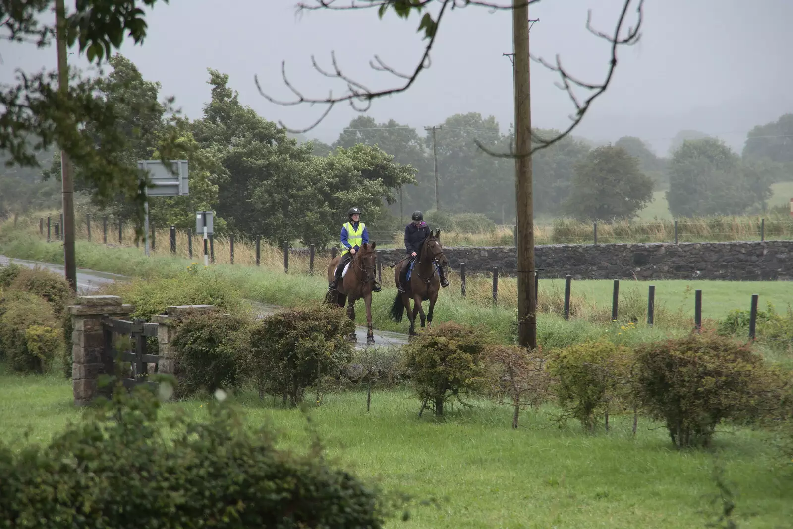 More horse riders, from Walks Around Benbulben and Carrowmore, County Sligo, Ireland - 13th August 2021