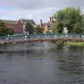 The footbridge over the Garavogue in Sligo, Walks Around Benbulben and Carrowmore, County Sligo, Ireland - 13th August 2021