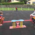Fred and Fern on the seesaw, Manorhamilton and the Street Art of Dún Laoghaire, Ireland - 15th August 2021