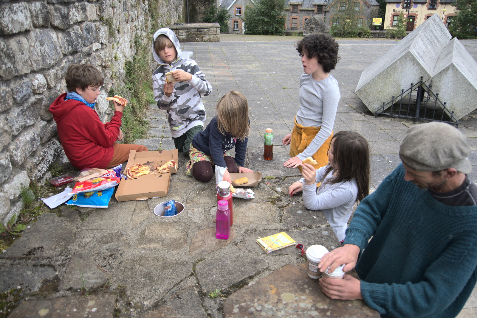 It's a pizza picnic from Manorhamilton and the Street Art of Dún Laoghaire, Ireland - 15th August 2021