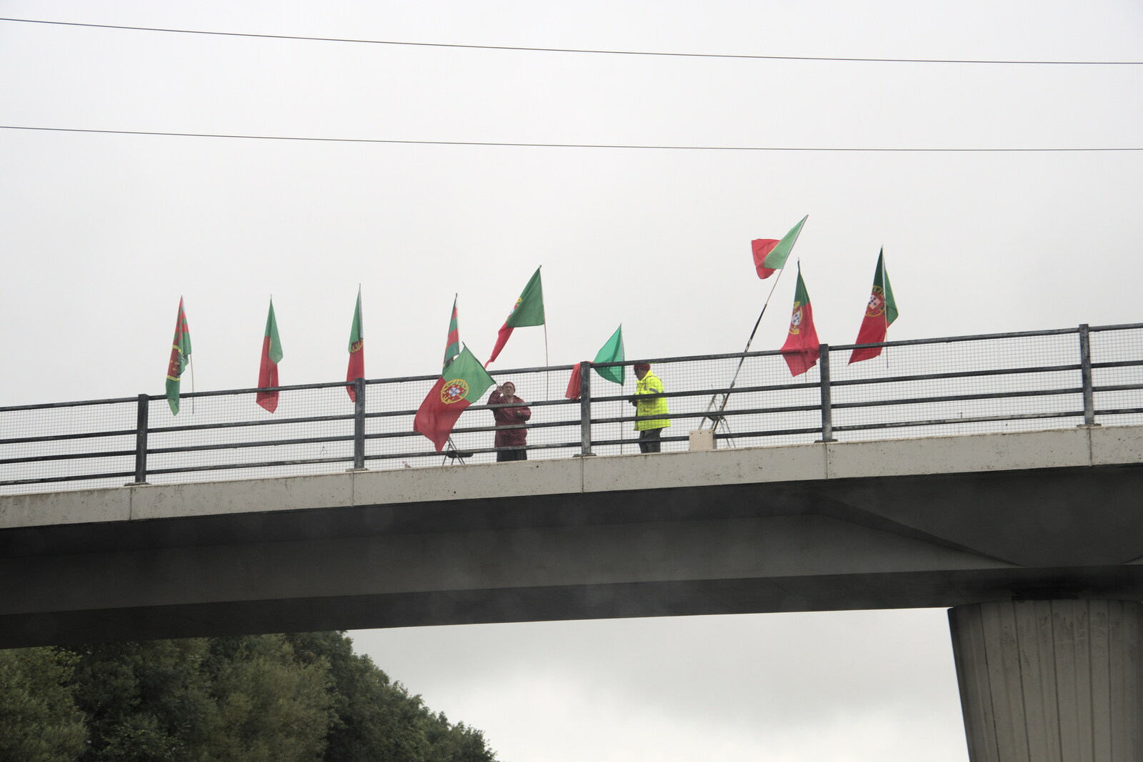 Some GAA fans cause a traffic jam on the M4 from Manorhamilton and the Street Art of Dún Laoghaire, Ireland - 15th August 2021