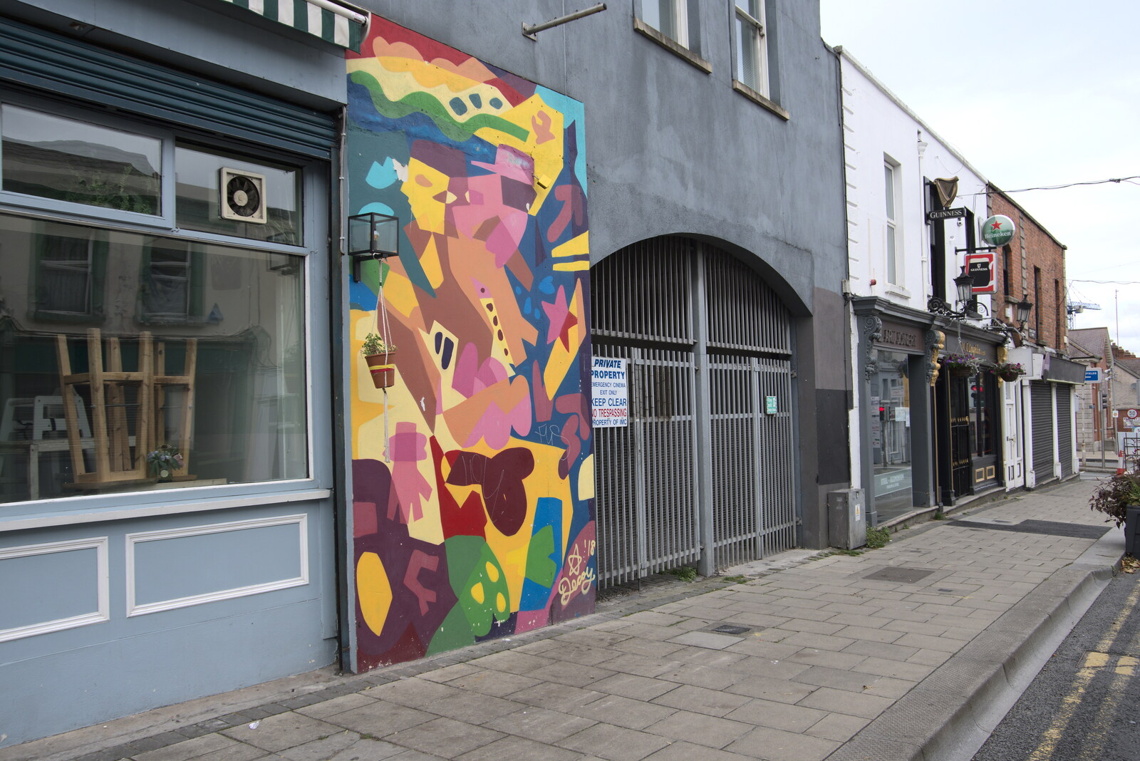 More wall art on George's Street from Manorhamilton and the Street Art of Dún Laoghaire, Ireland - 15th August 2021