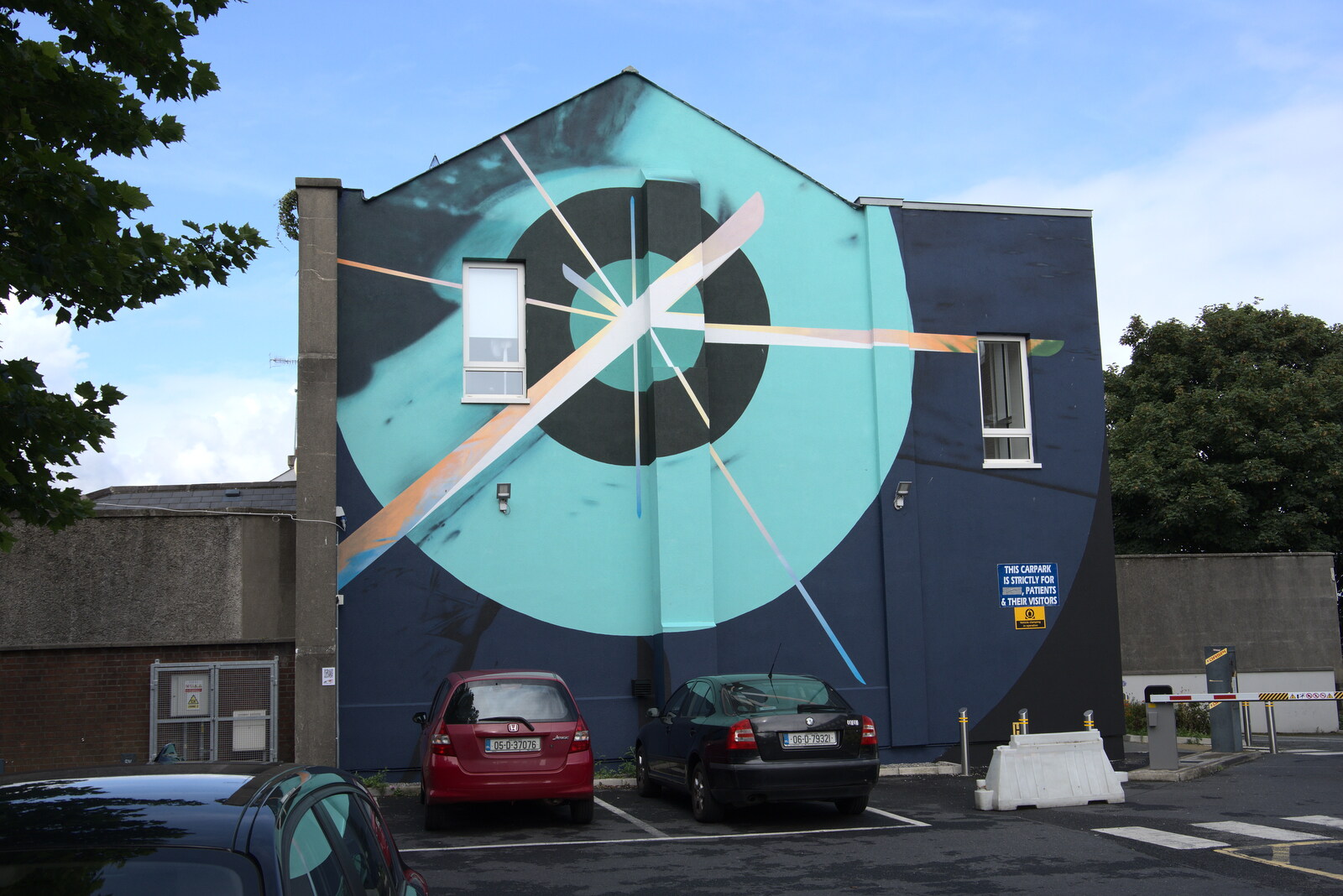 More wall art at St. Michael's hospital from Manorhamilton and the Street Art of Dún Laoghaire, Ireland - 15th August 2021