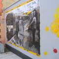 There's a nice mural of an old DART train, Manorhamilton and the Street Art of Dún Laoghaire, Ireland - 15th August 2021